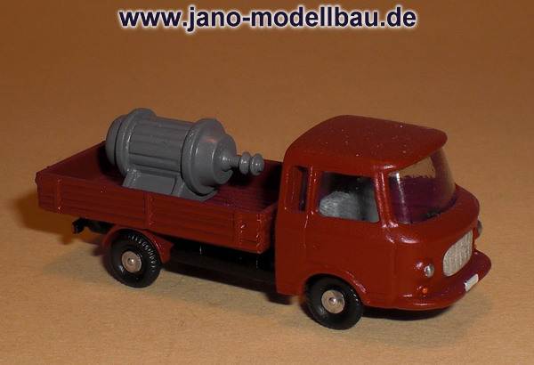 Barkas B 1000 Pritsche mit Ladegut TT